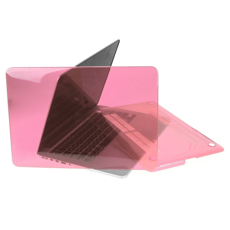 ENKAY for Macbook Pro Retina 13.3 inch (US Version) / A1425 / A1502 Hat-Prince 3 in 1 Crystal Hard Shell Plastic Protective Case with Keyboard Guard & Port Dust Plug(Pink) - free shipping - PMC Jewellery - Order now!