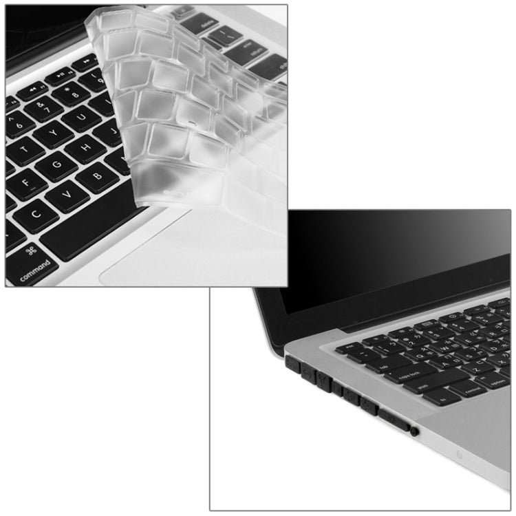 ENKAY for Macbook Pro 15.4 inch (US Version) / A1286 Hat-Prince 3 in 1 Crystal Hard Shell Plastic Protective Case with Keyboard Guard & Port Dust Plug(Red) - MacBook Pro Cases by ENKAY | Online Shopping South Africa | PMC Jewellery | Buy Now Pay Later Mobicred