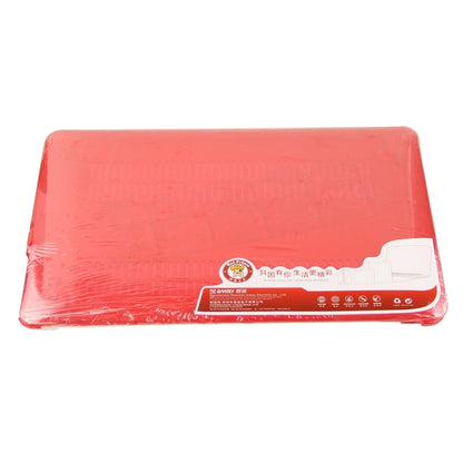 ENKAY for Macbook Pro 15.4 inch (US Version) / A1286 Hat-Prince 3 in 1 Crystal Hard Shell Plastic Protective Case with Keyboard Guard & Port Dust Plug(Red) - MacBook Pro Cases by ENKAY | Online Shopping South Africa | PMC Jewellery | Buy Now Pay Later Mobicred