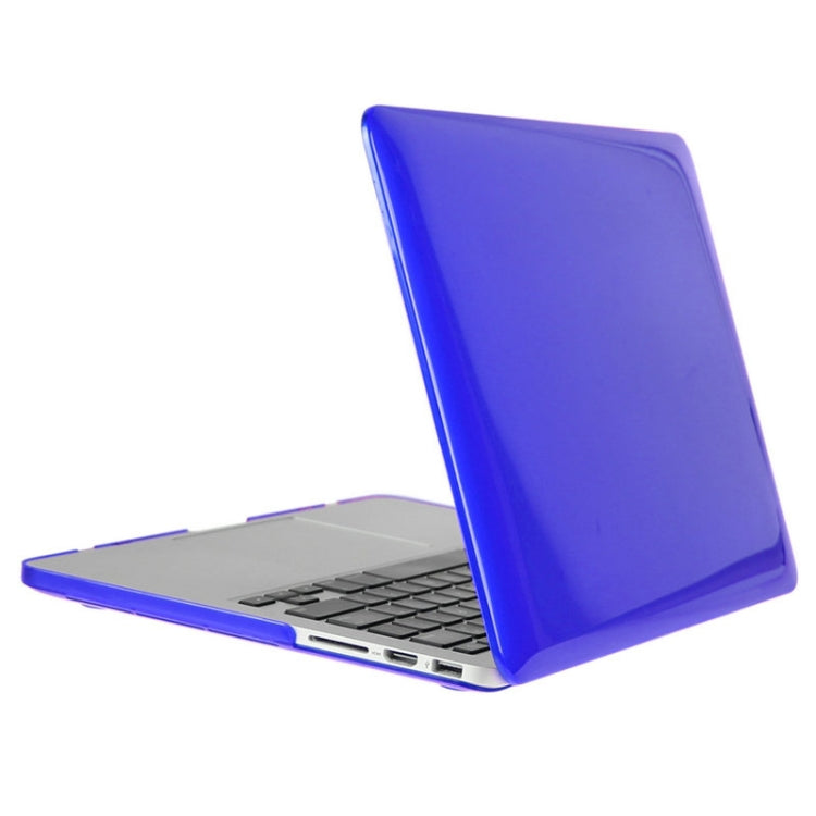 ENKAY for Macbook Pro Retina 15.4 inch (US Version) / A1398 Hat-Prince 3 in 1 Crystal Hard Shell Plastic Protective Case with Keyboard Guard & Port Dust Plug(Dark Blue) - MacBook Pro Cases by ENKAY | Online Shopping South Africa | PMC Jewellery | Buy Now Pay Later Mobicred