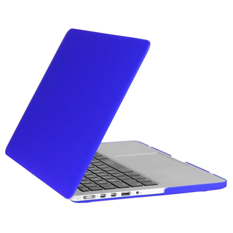 ENKAY for Macbook Pro Retina 13.3 inch (US Version) / A1425 / A1502 Hat-Prince 3 in 1 Frosted Hard Shell Plastic Protective Case with Keyboard Guard & Port Dust Plug(Dark Blue) - MacBook Pro Cases by ENKAY | Online Shopping South Africa | PMC Jewellery | Buy Now Pay Later Mobicred