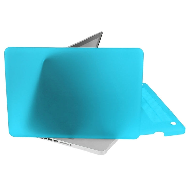 ENKAY for Macbook Pro 15.4 inch (US Version) / A1286 Hat-Prince 3 in 1 Frosted Hard Shell Plastic Protective Case with Keyboard Guard & Port Dust Plug(Blue) - MacBook Pro Cases by ENKAY | Online Shopping South Africa | PMC Jewellery | Buy Now Pay Later Mobicred