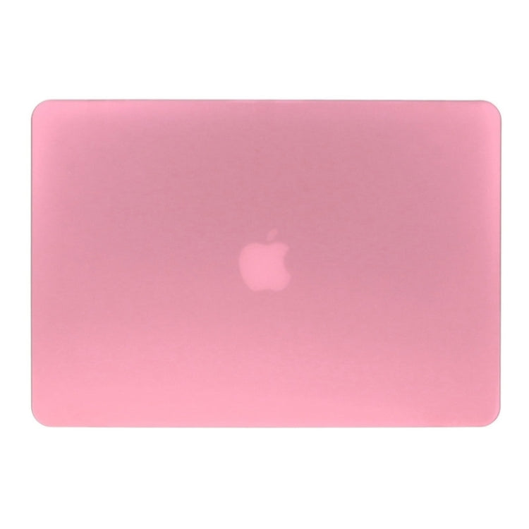 ENKAY for Macbook Pro Retina 15.4 inch (US Version) / A1398 Hat-Prince 3 in 1 Frosted Hard Shell Plastic Protective Case with Keyboard Guard & Port Dust Plug(Pink) - MacBook Pro Cases by ENKAY | Online Shopping South Africa | PMC Jewellery | Buy Now Pay Later Mobicred