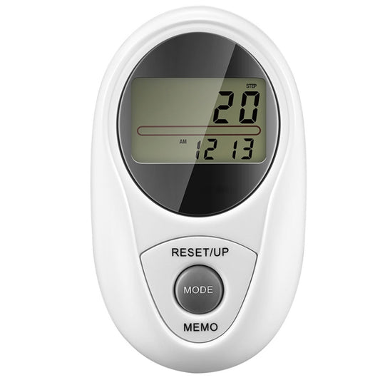 3D All Dimensional Waterproof Multifunction Digital Electronic Pedometer Step Counter(White) - Pedometer by PMC Jewellery | Online Shopping South Africa | PMC Jewellery | Buy Now Pay Later Mobicred