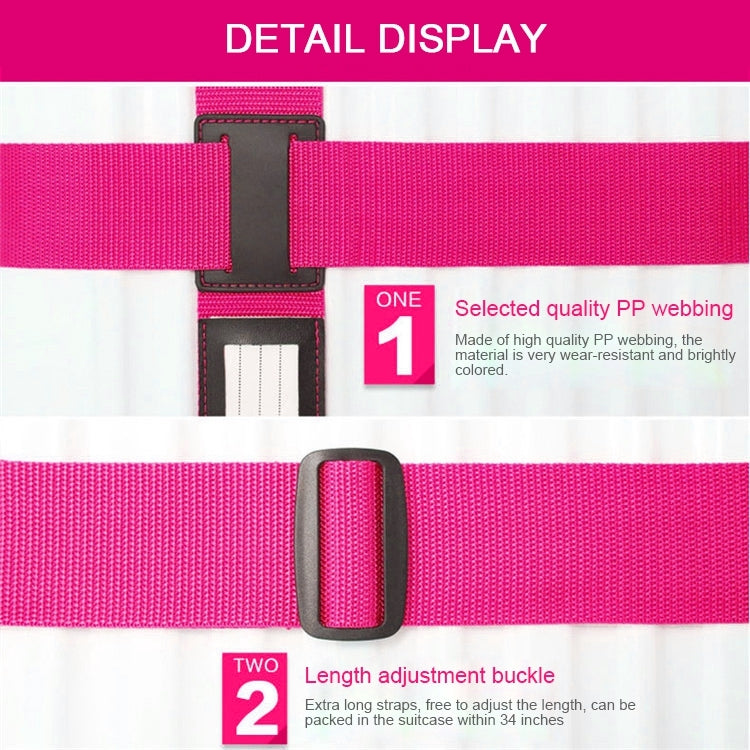 Luggage Strap Cross Belt Adjustable Packing Band Belt Strap with Password Lock for Luggage Travel Suitcase - Tapes & Ropes by PMC Jewellery | Online Shopping South Africa | PMC Jewellery | Buy Now Pay Later Mobicred