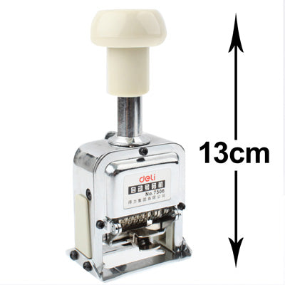 High Performance Metal Material Automatic Numbering Machine (6 Code)(Silver) - Price Labeller by PMC TechLife | Online Shopping South Africa | PMC TechLife | Buy Now Pay Later Mobicred