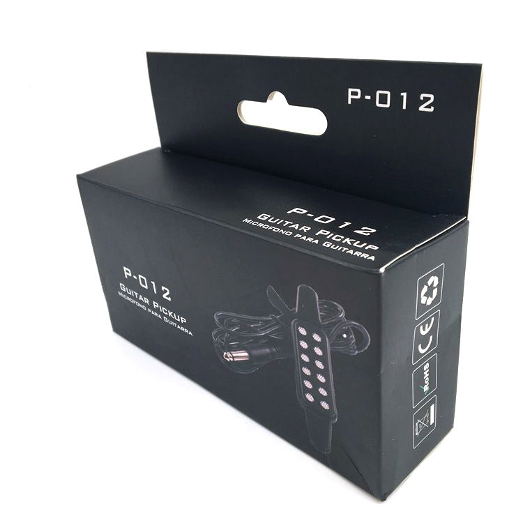 Free Hole Guitar Sound Pickup with Cable(Black) - Instrument Audio Cables by PMC TechLife | Online Shopping South Africa | PMC TechLife | Buy Now Pay Later Mobicred