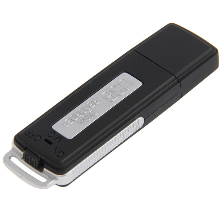 USB Voice Recorder + 8GB USB Flash Disk(Black) - U-Disk Recorder by PMC Jewellery | Online Shopping South Africa | PMC Jewellery | Buy Now Pay Later Mobicred