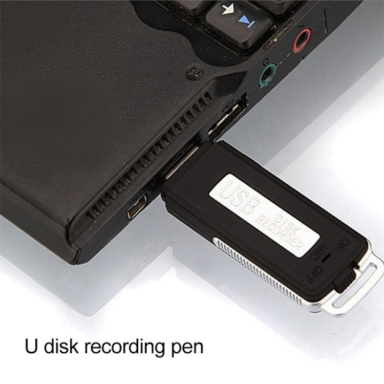 Mini Interview Recorder / USB Flash Drive , Built in 4GB Memory(Black) - free shipping - PMC Jewellery - Order now!