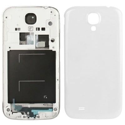 For Samsung Galaxy S IV / i9500 Original Middle Frame Bezel with Back Cover (White) - Back Cover by PMC Jewellery | Online Shopping South Africa | PMC Jewellery | Buy Now Pay Later Mobicred