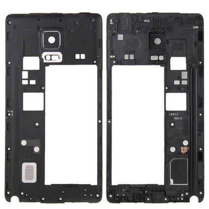 For Galaxy Note Edge / N915 Middle Frame Bezel / Rear Housing  (Black) - Frame Bezel Plate by PMC Jewellery | Online Shopping South Africa | PMC Jewellery | Buy Now Pay Later Mobicred
