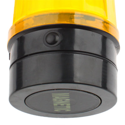 6-LED Flash Strobe Warning Light for Auto Car with Strong Magnetic Base (Yellow + Black) - Warning Lights by PMC Jewellery | Online Shopping South Africa | PMC Jewellery | Buy Now Pay Later Mobicred