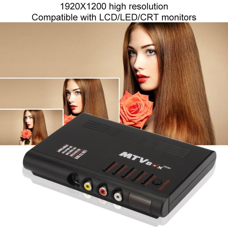 HD LCD TV-Box with Remote Control, TV (PAL-BG+PAL-DK)(Black) - Others by PMC TechLife | Online Shopping South Africa | PMC TechLife | Buy Now Pay Later Mobicred