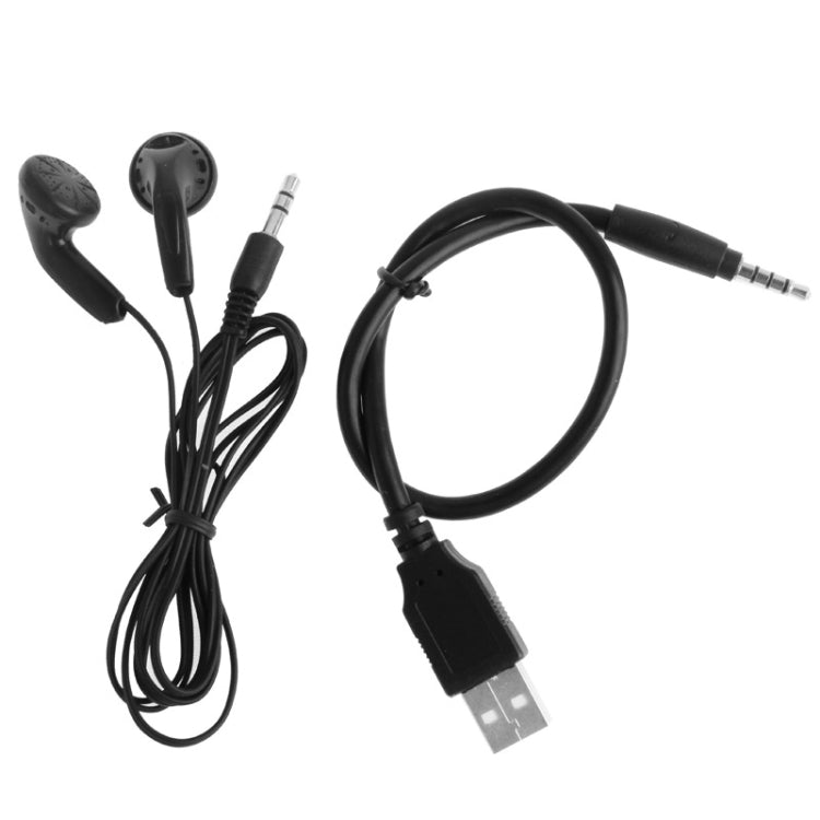 3 in 1 Mini Voice Recorder + 8GB Flash Disk + MP3 Player(Black) - U-Disk Recorder by PMC TechLife | Online Shopping South Africa | PMC TechLife | Buy Now Pay Later Mobicred