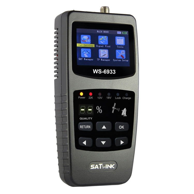 SATLINK WS6933 Portable Digital Satellite Finder Meter, 2.1 inch LCD Colour Screen, DVB-S2/S Signal Pointer(AU Plug) - Satellite Finder by PMC Jewellery | Online Shopping South Africa | PMC Jewellery | Buy Now Pay Later Mobicred