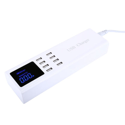 YC-CDA23 8 USB Ports 8A Travel Charger with LCD Screen and Wireless Charger, US Plug - Multifunction Charger by PMC Jewellery | Online Shopping South Africa | PMC Jewellery | Buy Now Pay Later Mobicred