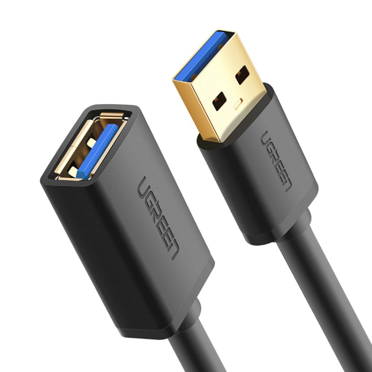 Ugreen 1m USB 3.0 Male to Female Data Sync Super Speed Transmission Extension Cord Cable - USB 3.0 by UGREEN | Online Shopping South Africa | PMC TechLife | Buy Now Pay Later Mobicred