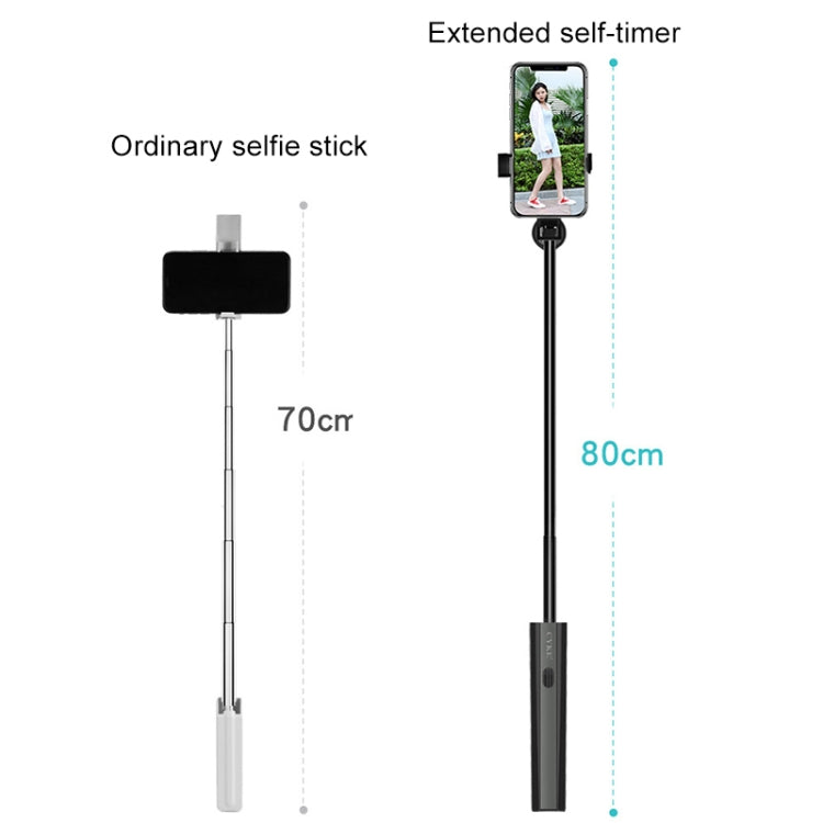 CYKE P9 Universal Stretchable Hidden One-piece Wireless Bluetooth Selfie Stick(Pink) - free shipping - PMC TechLife - Order now!