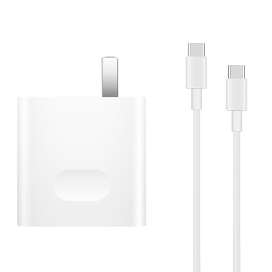 Original Huawei USB-C / Type-C Super Fast Charge Multi-Protocol Charger (Max 65W) with 1m 5A USB-C / Type-C to USB-C / Type-C Data Cable, US Plug(White) - USB Charger by Huawei | Online Shopping South Africa | PMC Jewellery | Buy Now Pay Later Mobicred