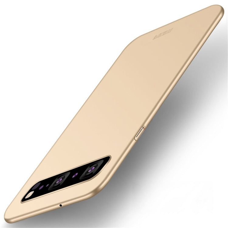 MOFI Frosted PC Ultra-thin Hard Case for Galaxy S10 5G (Gold) - Galaxy Phone Cases by MOFI | Online Shopping South Africa | PMC Jewellery