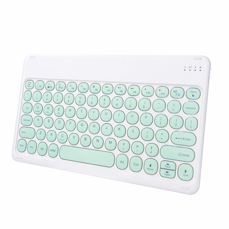 X3 10 inch Universal Tablet Round Keycap Wireless Bluetooth Keyboard (Green) - Universal Keyboard by PMC Jewellery | Online Shopping South Africa | PMC Jewellery