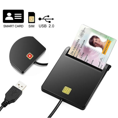 ROCKETEK SCR1 CAC ID SIM Chip Smart Card Reader -  by ROCKETEK | Online Shopping South Africa | PMC Jewellery | Buy Now Pay Later Mobicred