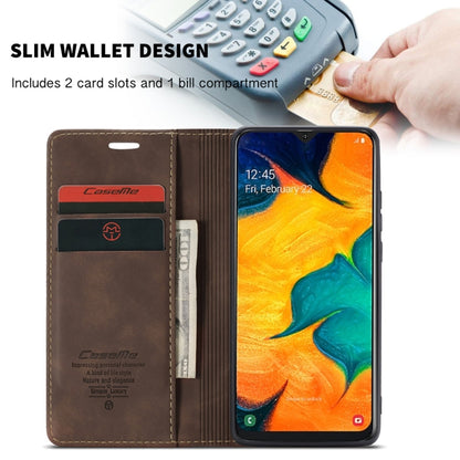 CaseMe-013 Multifunctional Retro Frosted Horizontal Flip Leather Case for Galaxy A40, with Card Slot & Holder & Wallet(Coffee) - Galaxy Phone Cases by CaseMe | Online Shopping South Africa | PMC Jewellery | Buy Now Pay Later Mobicred