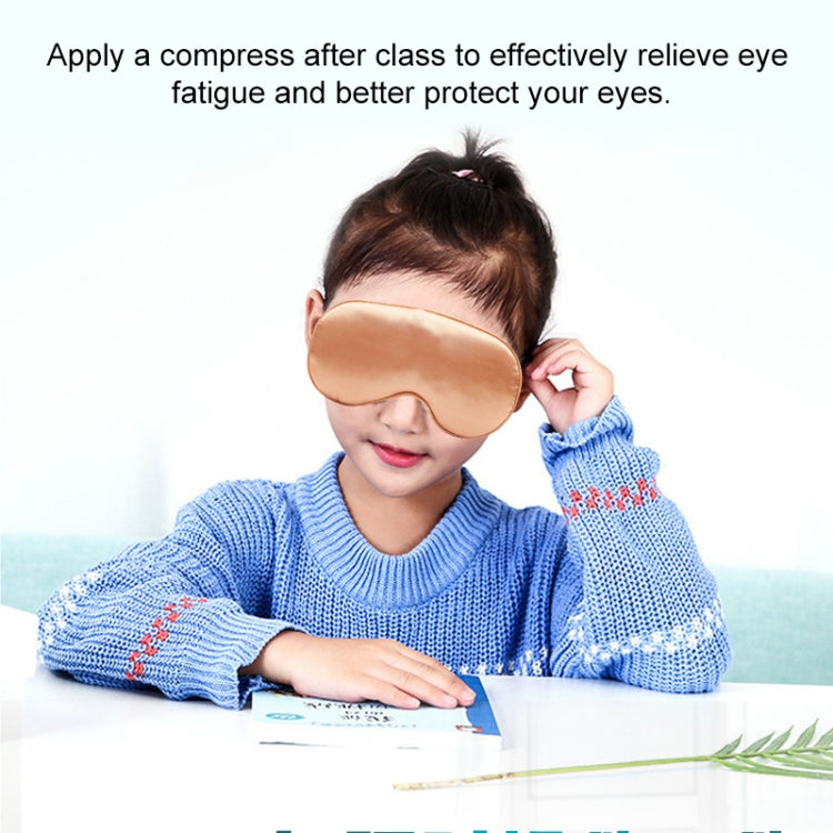 USB Charging Heating Silk Moxa Sleep Eye Mask (Green) - Eye Masks by PMC TechLife | Online Shopping South Africa | PMC TechLife | Buy Now Pay Later Mobicred