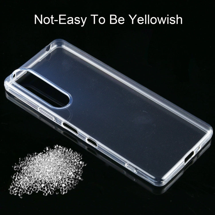 For Sony Xperia 1 III 0.75mm Ultra-thin Transparent TPU Soft Protective Case (Transparent) - Sony Cases by PMC TechLife | Online Shopping South Africa | PMC TechLife
