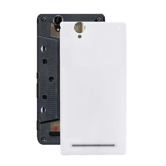 Back Battery Cover for Sony Xperia T2 Ultra(White) - Back Cover by PMC Jewellery | Online Shopping South Africa | PMC Jewellery | Buy Now Pay Later Mobicred