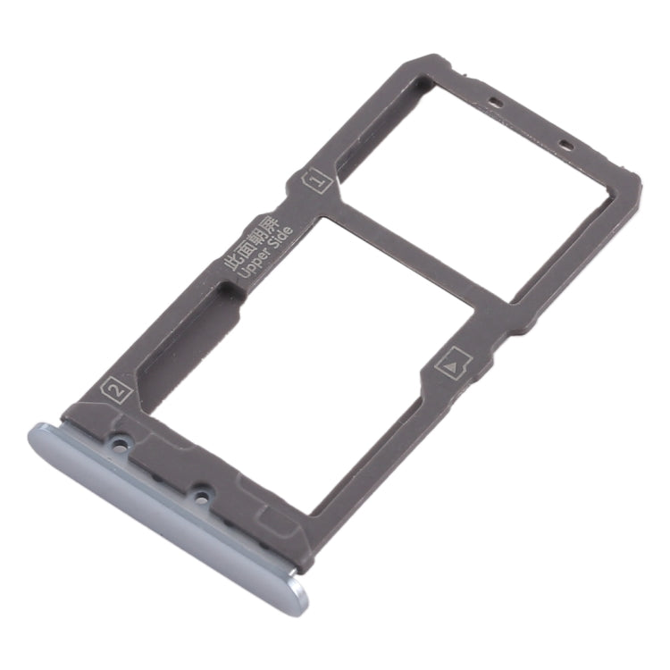 For Vivo X21 SIM Card Tray + SIM Card Tray / Micro SD Card Tray (Silver) - Card Socket by PMc TechLife | Online Shopping South Africa | PMc TechLife | Buy Now Pay Later Mobicred