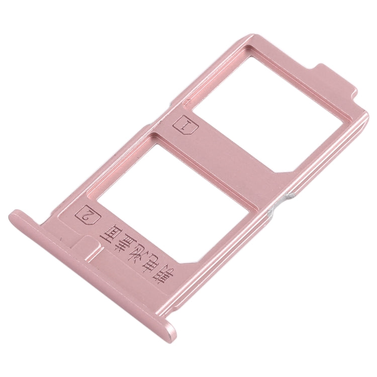 For Vivo Xplay6 2 x SIM Card Tray (Rose Gold) - Card Socket by PMc TechLife | Online Shopping South Africa | PMc TechLife | Buy Now Pay Later Mobicred