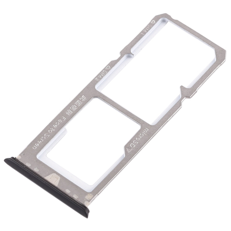 For OPPO A79 2 x SIM Card Tray + Micro SD Card Tray (Black) - Card Socket by PMc TechLife | Online Shopping South Africa | PMc TechLife | Buy Now Pay Later Mobicred