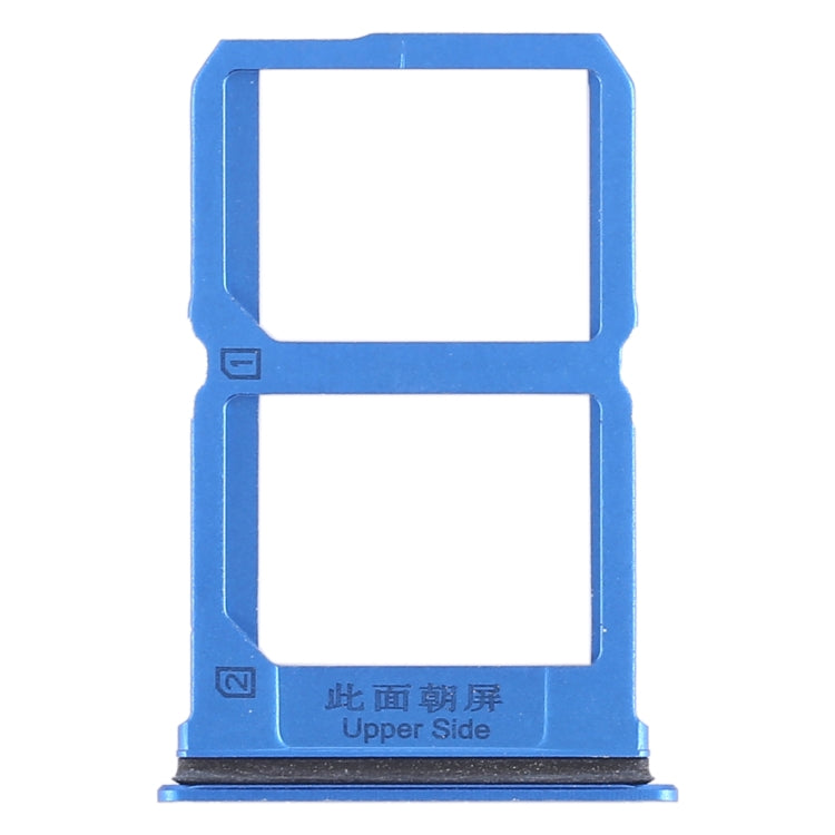 For Vivo X9i 2 x SIM Card Tray (Blue) - Card Socket by PMc TechLife | Online Shopping South Africa | PMc TechLife | Buy Now Pay Later Mobicred
