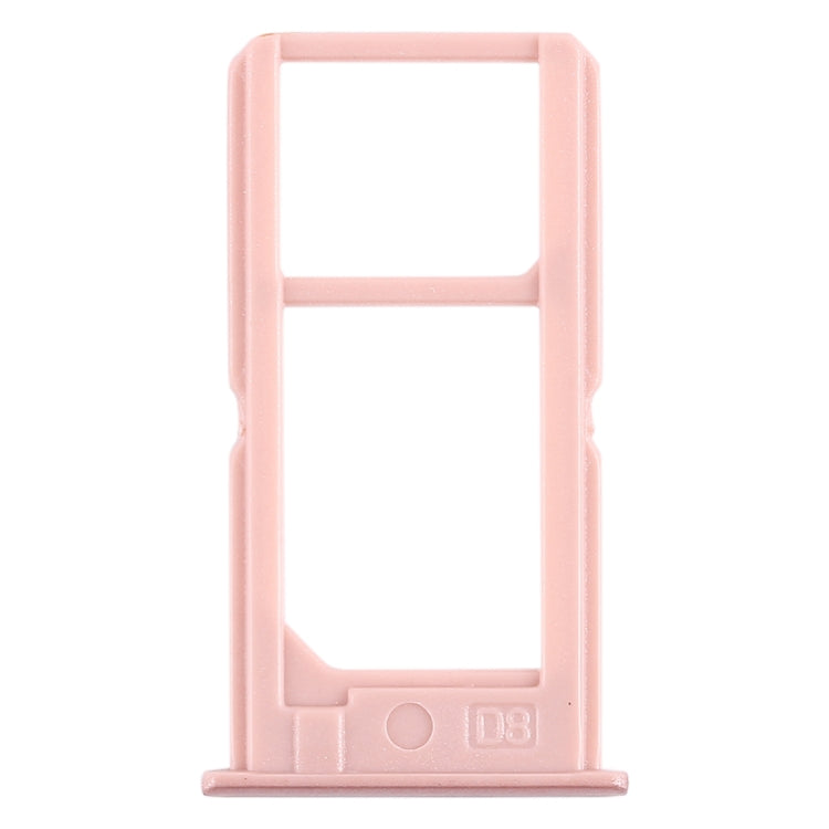 For Vivo Y55 2 x SIM Card Tray (Rose Gold) - Card Socket by PMc TechLife | Online Shopping South Africa | PMc TechLife | Buy Now Pay Later Mobicred