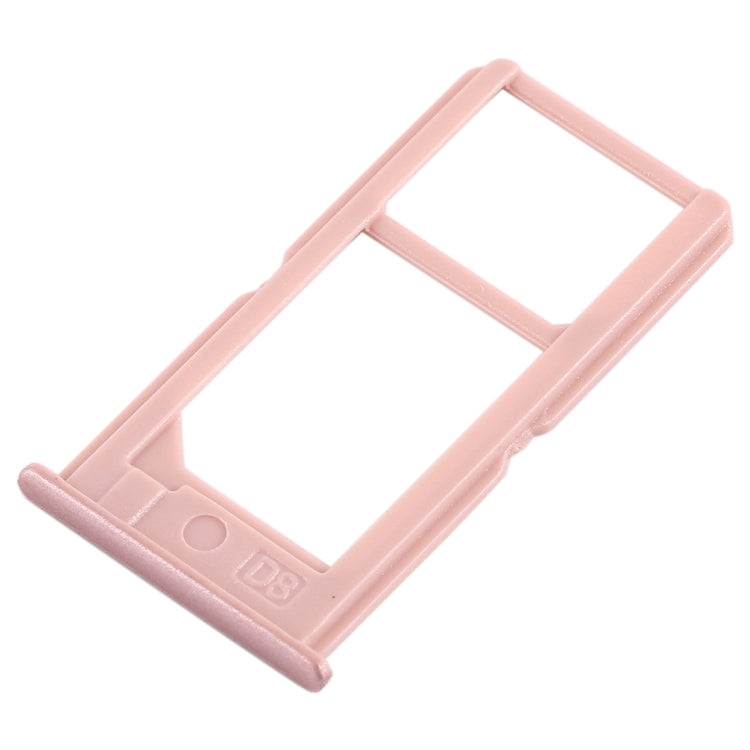 For Vivo Y55 2 x SIM Card Tray (Rose Gold) - Card Socket by PMc TechLife | Online Shopping South Africa | PMc TechLife | Buy Now Pay Later Mobicred