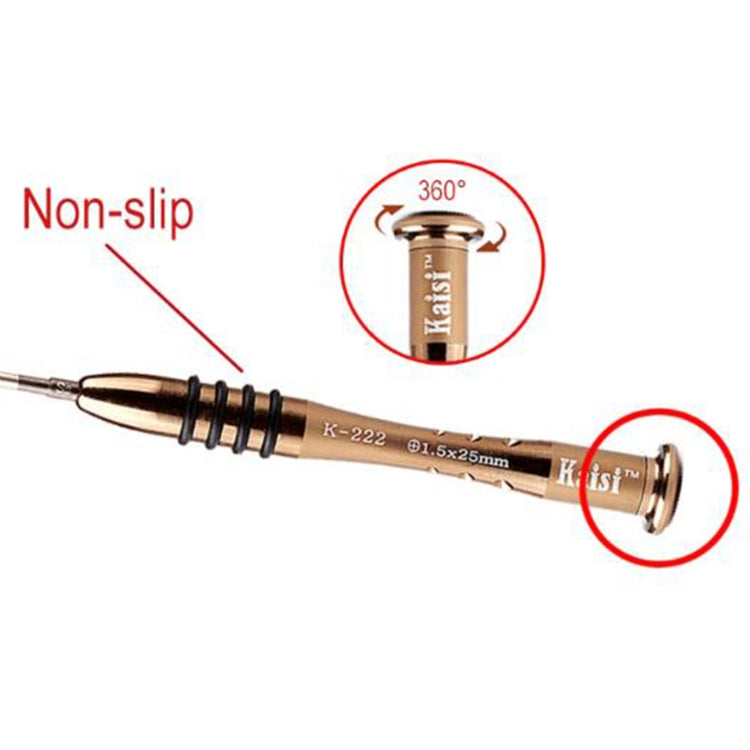 Kaisi K-222 Precision Screwdrivers Professional Repair Opening Tool for Mobile Phone Tablet PC (Phillips: 2.0) - free shipping - PMC TechLife - Order now!