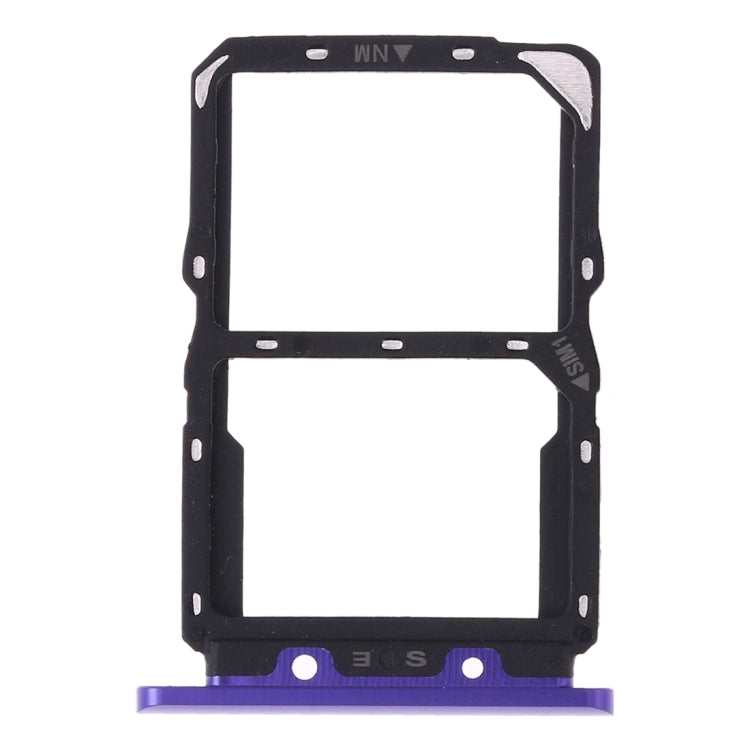 SIM Card Tray + NM Card Tray for Huawei Nova 5(Purple) - Card Socket by PMc TechLife | Online Shopping South Africa | PMc TechLife | Buy Now Pay Later Mobicred