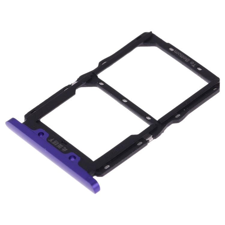 SIM Card Tray + NM Card Tray for Huawei Nova 5(Purple) - Card Socket by PMc TechLife | Online Shopping South Africa | PMc TechLife | Buy Now Pay Later Mobicred