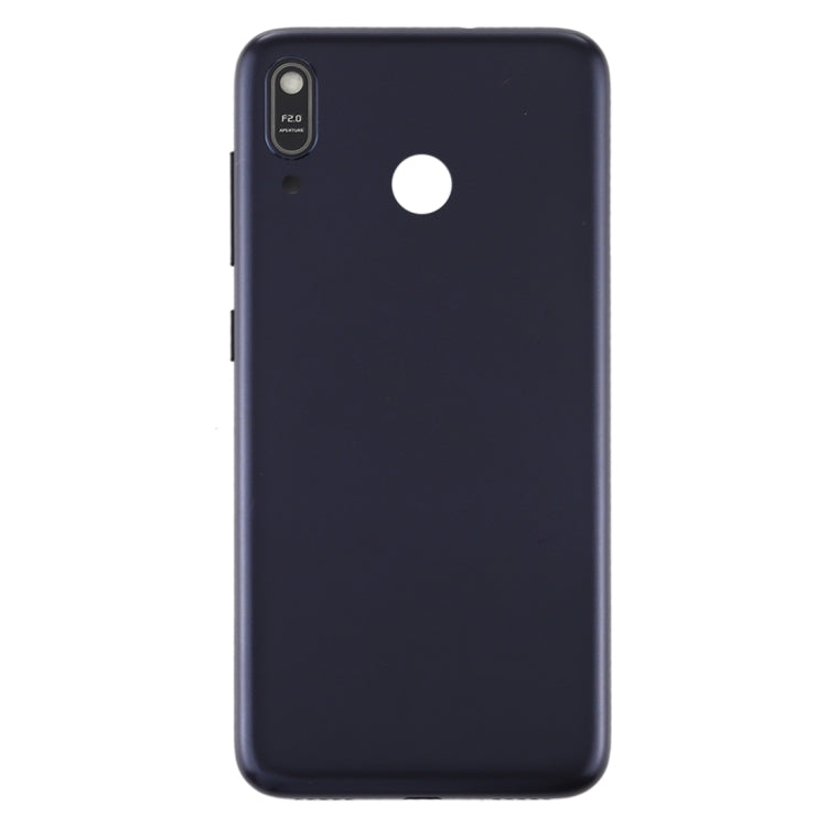 Battery Back Cover with Camera Lens & Side Keys for Asus Zenfone Max (M1) ZB555KL(Black Blue) - Back Cover by PMC Jewellery | Online Shopping South Africa | PMC Jewellery | Buy Now Pay Later Mobicred