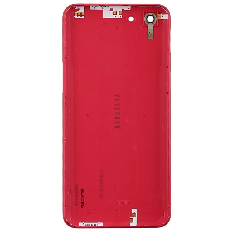 For OPPO A83 Back Cover with Camera Lens (Red) - Back Cover by PMC Jewellery | Online Shopping South Africa | PMC Jewellery | Buy Now Pay Later Mobicred