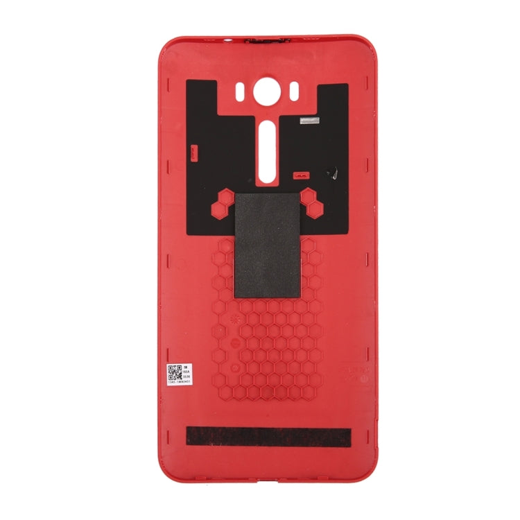 Original Brushed Texture Back Battery Cover for Asus Zenfone 2 Laser / ZE601KL (Red) - Back Cover by PMC Jewellery | Online Shopping South Africa | PMC Jewellery | Buy Now Pay Later Mobicred