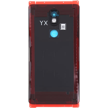 Battery Back Cover with Camera Lens for Nokia 7 TA-1041(Black) - Back Cover by PMC Jewellery | Online Shopping South Africa | PMC Jewellery | Buy Now Pay Later Mobicred