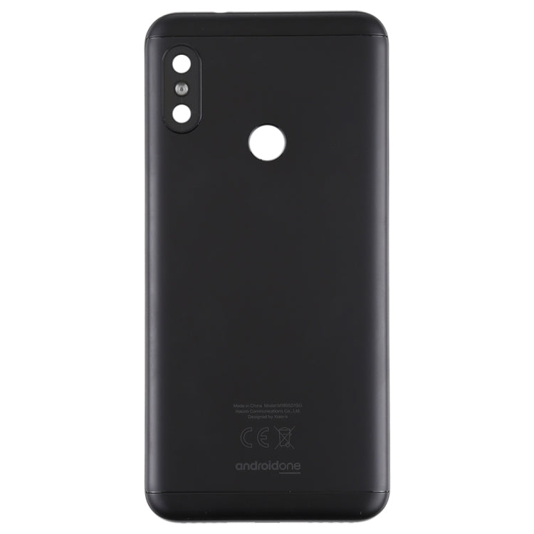 Back Cover for Xiaomi Redmi 6 Pro(Black) - Back Cover by PMC Jewellery | Online Shopping South Africa | PMC Jewellery | Buy Now Pay Later Mobicred