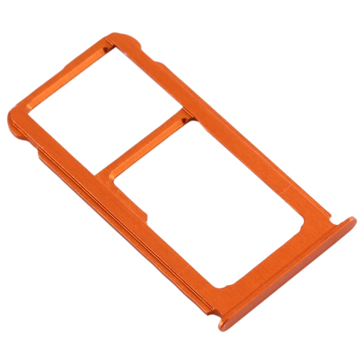 SIM Card Tray + SIM Card Tray / Micro SD Card Tray for Nokia 7 Plus TA-1062 (Orange) - Card Tray by PMc TechLife | Online Shopping South Africa | PMc TechLife | Buy Now Pay Later Mobicred