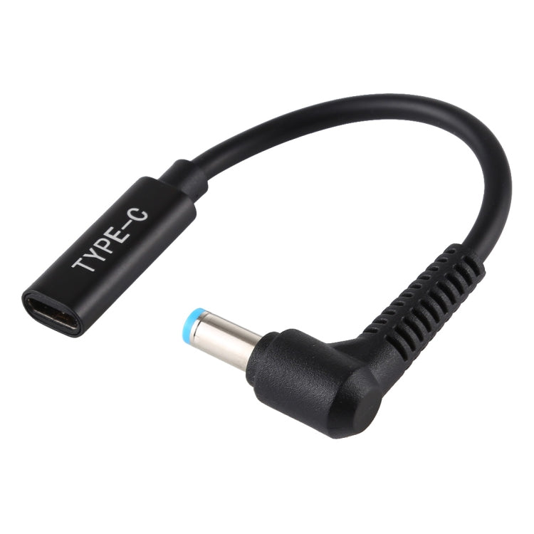 DP 5.5 x 1.7mm to Type-C Female Power Adapter Charger Cable (Black) - Universal Power Adapter by PMC Jewellery | Online Shopping South Africa | PMC Jewellery | Buy Now Pay Later Mobicred