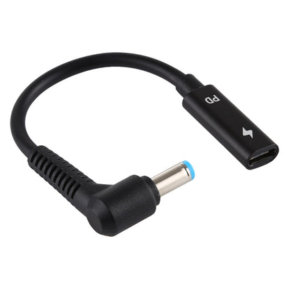 DP 5.5 x 1.7mm to Type-C Female Power Adapter Charger Cable (Black) - Universal Power Adapter by PMC Jewellery | Online Shopping South Africa | PMC Jewellery | Buy Now Pay Later Mobicred