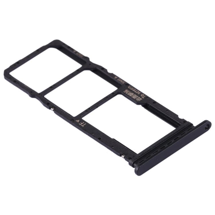 SIM Card Tray + SIM Card Tray + Micro SD Card Tray for Huawei P40 Lite E / Enjoy 10(Black) - Card Socket by PMc TechLife | Online Shopping South Africa | PMc TechLife | Buy Now Pay Later Mobicred