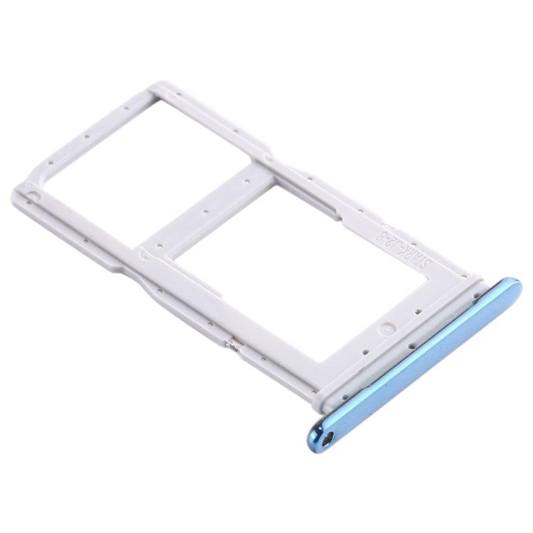 SIM Card Tray + SIM Card Tray / Micro SD Card Tray for Huawei Enjoy 10 Plus (Blue) - Card Socket by PMc TechLife | Online Shopping South Africa | PMc TechLife | Buy Now Pay Later Mobicred
