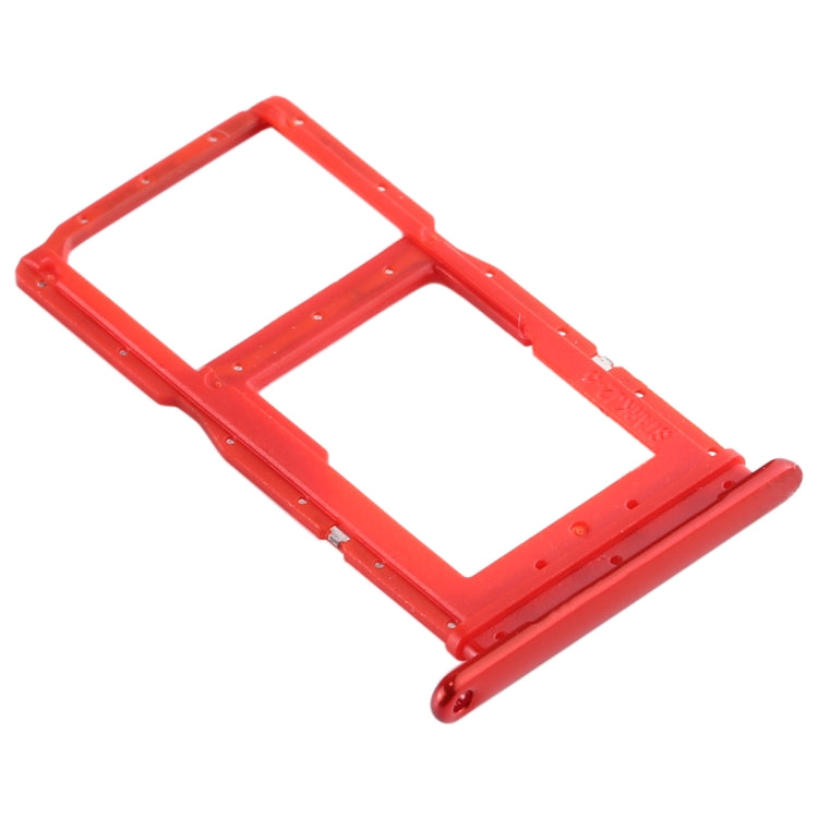SIM Card Tray + SIM Card Tray / Micro SD Card Tray for Huawei Enjoy 10 Plus (Red) - Card Socket by PMc TechLife | Online Shopping South Africa | PMc TechLife | Buy Now Pay Later Mobicred